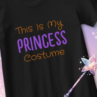 T-shirt Voici mon costume de princesse Halloween