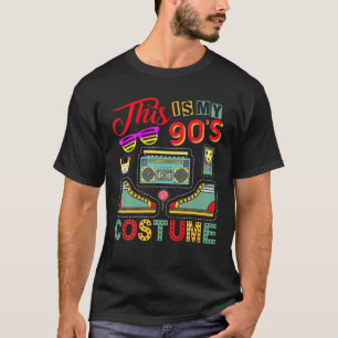 T-shirt Voici Mon Costume Des Années 90 1990 Retro Vintag