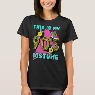 T-shirt Voici Mon Costume des années 90 1990 Theme Party V