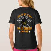 T-shirt Voici mon costume d'Halloween (Dos)