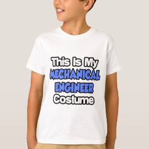 T-shirt Voici Mon Costume D'Ingénieur Mécanique