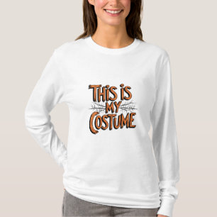 T-shirt Voici mon costume Halloween