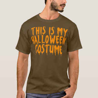 T-shirt Voici Mon Costume Halloween Couples Halloween Cos