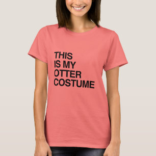 T-shirt VOICI MON COSTUME HALLOWEEN OTTER -.png