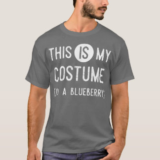 T-shirt Voici mon costume Je suis un bleuet, drôle Hallowe