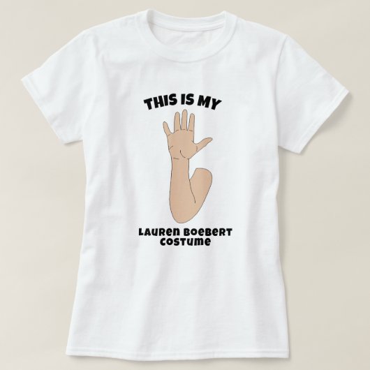 T-shirt Voici mon costume Lauren Boebert (Design devant)