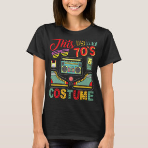 T-shirt Voici Mon Costume les années 70 1970 Retro Vintage