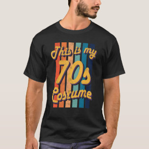 T-shirt Voici mon costume les années 70 des années 1970 hi