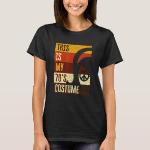 T-shirt Voici Mon Costume les années 70 les années 70 Tenu