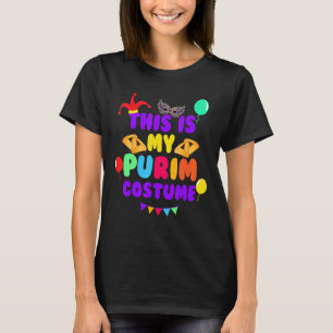 T-shirt Voici Mon Costume Purim Juif Joyeux Purim Holida