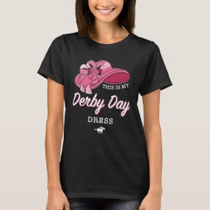 T-shirt Voici mon Derby Day Dress Horse Racing Drôle Derb