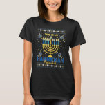 T-shirt Voici Mon Hanoukka Pajamakah Chanukah Pajama Jewi<br><div class="desc">C'Est Mon Hanoukka Pajamakah Chanukah Pajama Pajama Juifs Noël 2</div>