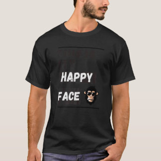 T-shirt Voici mon joyeux visage sarcastique