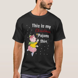 T-shirt Voici Mon Pig Pajama Xmas Pig 2020 Don Pour Chris