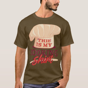 T-shirt Voici mon uniforme de cuisine
