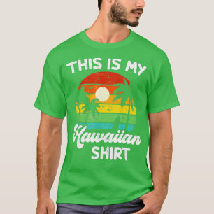 T-shirt Voici My Hawaiian Aloha Hawaii pour les femmes hom
