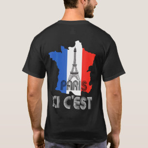 T-shirt Voici Paris Ici Cest Paris Bienvenue 2024 À City