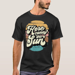 T-shirt Voici Sun Vintage Sunset Hawaii Beach été