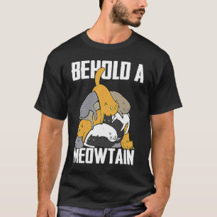 T-shirt Voici Un Chat Cute Meowtain