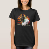 T-shirt Voici Un Cheval Pale Chat Chemise Unicorn (Devant)