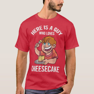 T-shirt Voici Un Gars Qui Aime Le Cheesecake Baker Baking 