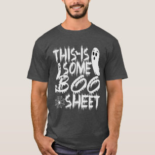 T-shirt Voici Une Feuille De Boite Halloween Ghost Funny C