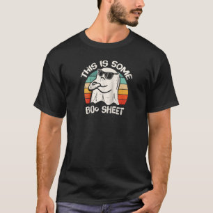 T-shirt voici une fiche de blog Ghost Retro Halloween Cost
