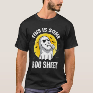 T-shirt Voici Une Petite Feuille De Boite Halloween Ghost
