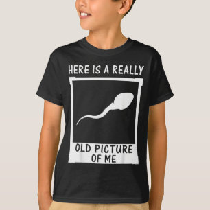 T-shirt Voici une vieille photo de moi drôle graphique rét