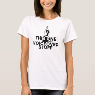T-shirt Voicover Drôle - Vintage Celui-Ci Fait Voiceovers