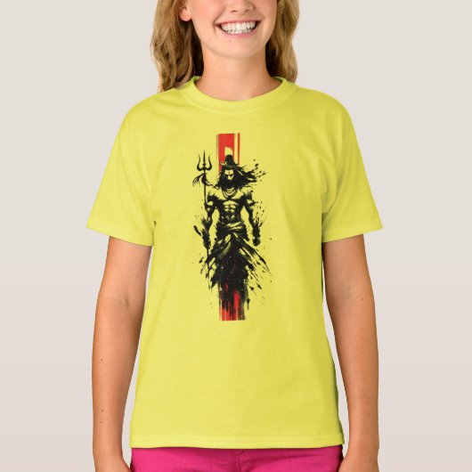 T-shirt Void-Born Mahadev The Crimson Axis When Silence Ta (Devant)