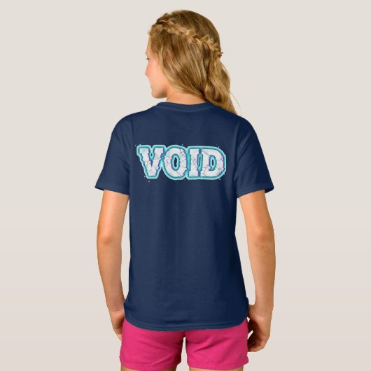 T-shirt VOID//CRACKED: Enter the Electric Abyss (Dos entier)