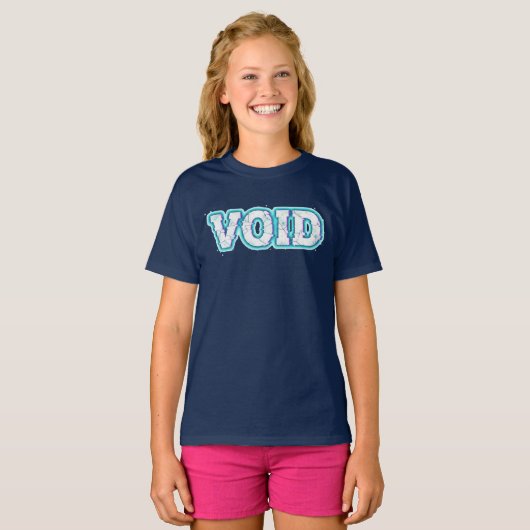 T-shirt VOID//CRACKED: Enter the Electric Abyss (Devant entier)