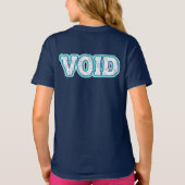T-shirt VOID//CRACKED : Entrez dans l'abîme électrique (Dos)