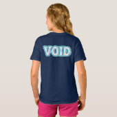 T-shirt VOID//CRACKED : Entrez dans l'abîme électrique (Dos entier)