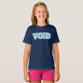 T-shirt VOID//CRACKED : Entrez dans l'abîme électrique (Devant entier)