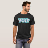 T-shirt VOID//CRACKED : Entrez dans l'abîme électrique (Devant entier)