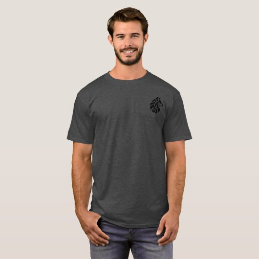 T-shirt VoidAshes Alpha Wolf noir (Devant entier)