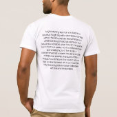 T-shirt Voie, course dur (Dos)