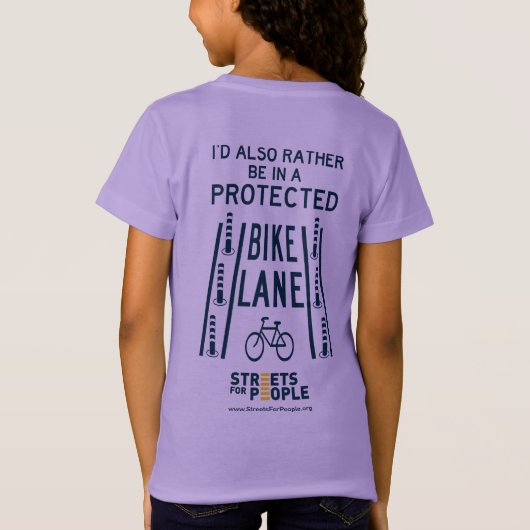 T-Shirt Voie cyclable protégée (Dos)