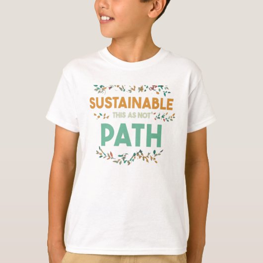 T-shirt Voie durable (Devant)