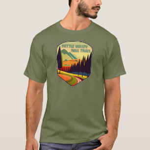 T-shirt Voie ferrée Kettle Valley Colombie-Britannique Cou