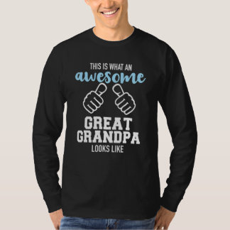T-shirt Voilà À Quoi Ressemble Un Grand Grand Papi Génial