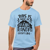 T-shirt Voilà À Quoi Ressemble Un Grand-Père Extraordinair (Devant)