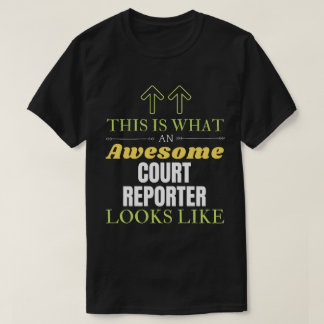 T-shirt Voilà à quoi ressemble un journaliste de cour géni