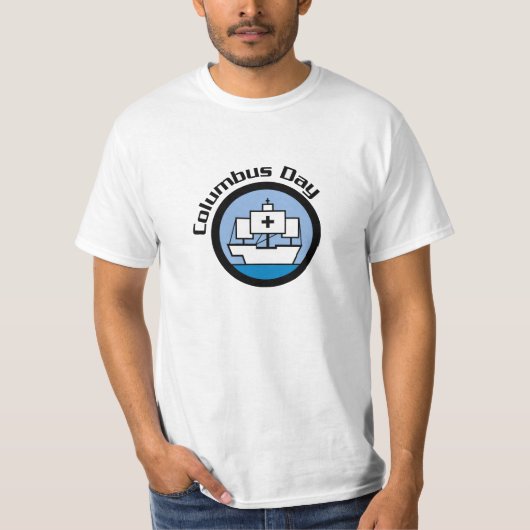 T-shirt Voile avec Columbus - (Devant)