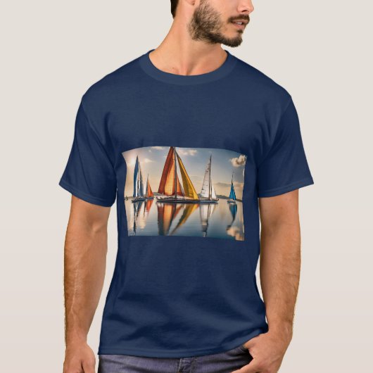 T-shirt Voile avec mes amis (Devant)