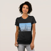 T-shirt Voile dans les Caraïbes (Devant entier)