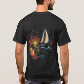 T-shirt Voile de coucher de soleil (Dos)