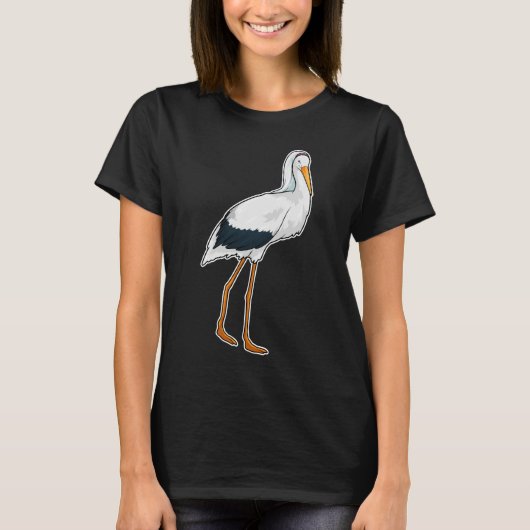 T-shirt Voile de mariée cigogne (Devant)